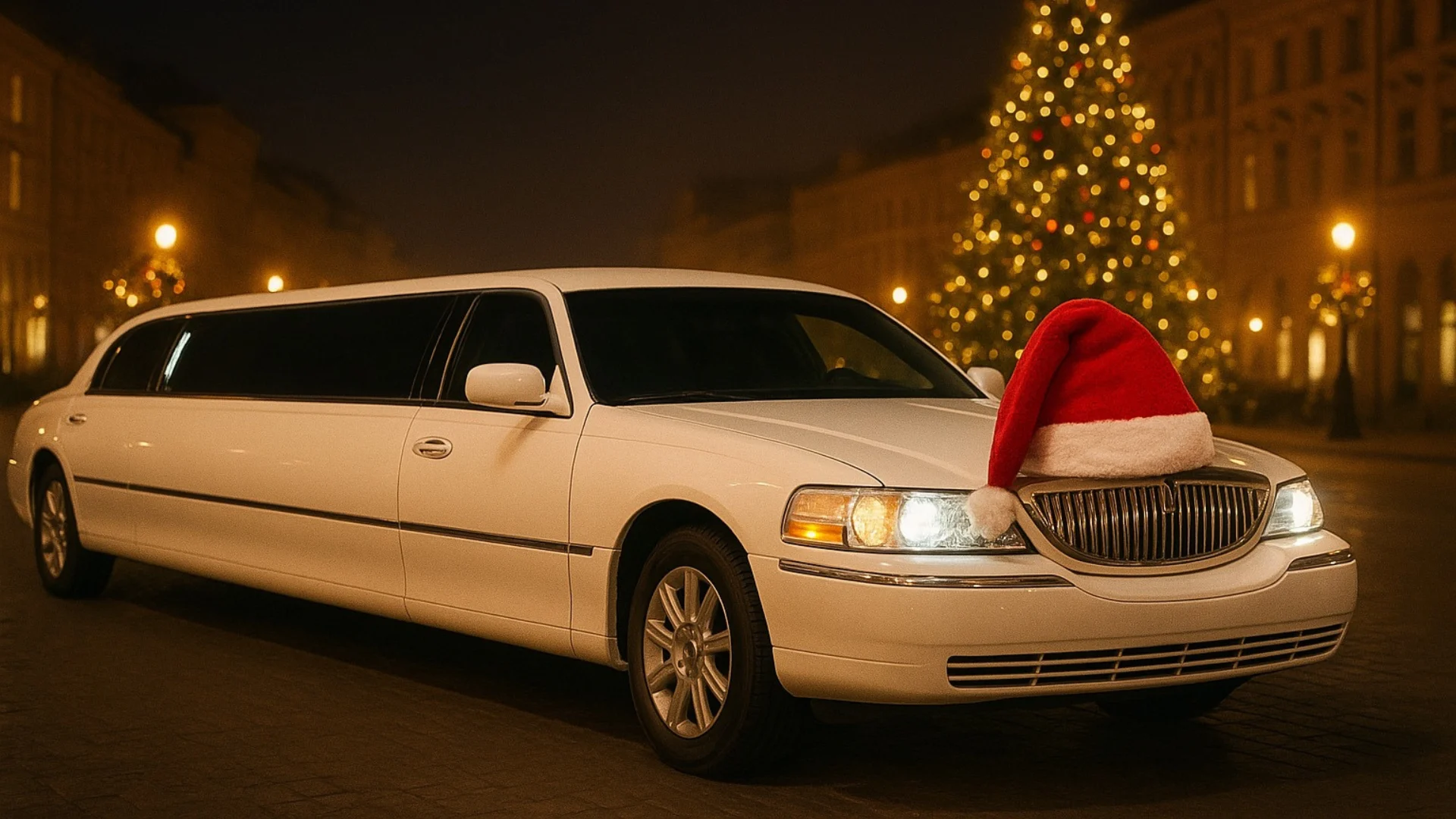 Weihnachtsfeier in der Stretchlimousine - Winter Glamour